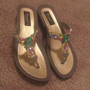 Grandco Beaded Sandals